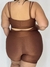 Conjunto Bermuda Bianca Marrom Plus Size - MaRosa Rio
