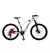 BICICLETA MTB ELLEVEN ARO 24 MAGNÉSIO 1X8 CINZA / VERMELHO CEREJA - loja online