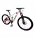 BICICLETA MTB ELLEVEN ARO 24 MAGNÉSIO 1X8 CINZA / VERMELHO CEREJA - comprar online