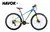 BICICLETA AUDAX HAVOK SX T17 21V AZUL CYAN/AMARELO - comprar online