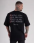 Oversized Acróstico - Preto - Bora Club
