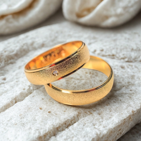 Aliança Quadrada 5mm (detalhada)