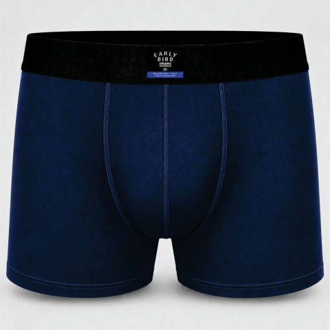 Cueca Modal com elastano antiodor marinho