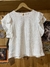 Remera con diseño broderie - OVERO PAMPA