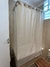 Cortina de baño gris perla - comprar online