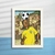 Quadro Decorativo Arte Ronaldinho gaúcho Favela Brasil - comprar online