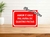 Placa Decorativa Vermelha amor é uma palavra de quatro patas - comprar online