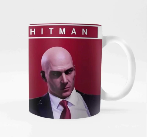 Caneca Porcelana Arte Hitman - comprar online