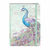 Mini Caderno Com Elástico Mint Peacock na internet