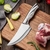 Cuchillo Corto Mango Metalico 25cm