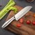 Cuchillo Ancho Mango Metalico 33cm