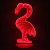 Lampara Led Cisne Efecto Infinito Rojo Espejado - comprar online