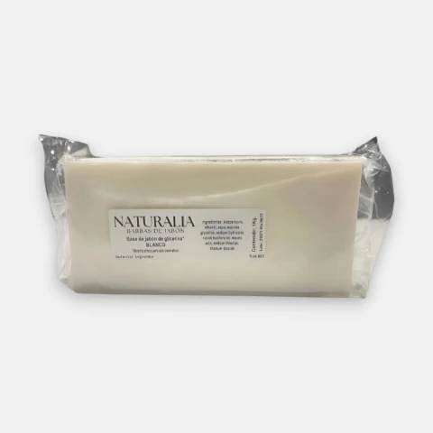 JABON DE GLICERINA EN BARRA BASE BLANCO (TOCADOR) X 1 KG - comprar online