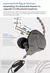 Kz zsn pro iem fones de ouvido híbrido dinâmico driver armadura balanceada com - Isso e mais