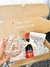 Regalo dúo vasos de cristal personalizados y mini vino