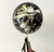 Globo burbuja Marmoleado negro