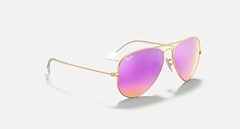LENTES DE SOL RAY-BAN RB3025 1124T Aviator Pink Cyclamen Gold - OPTICA EURO
