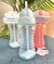 GARRAFA COLORIDA C/CANUDO 270ML PIMPOLHO ROSA - loja online