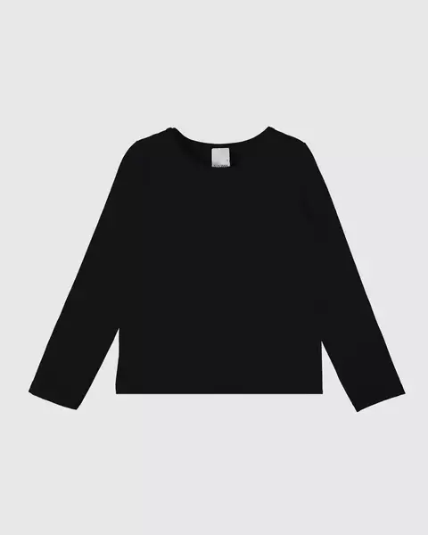 Camiseta Infantil Unissex Manga Longa Em Malha Flanelada Malwee Kids - comprar online