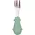 Kit Talheres Cabo em Silicone Inox Verde 15821 - Buba - Delicata Kids 