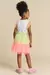 Conjunto Sorvete Blusa Boxy em Cotton e Saia em Tule Neon (com Shorts Embutido) KUKIÊ - comprar online