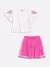 CONJUNTO PINK DE TULE COM CORAÇÕES DE PAETÊ MOMI na internet