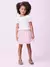 CONJUNTO ROSA DE TULE COM FLORES 3D MOMI - comprar online