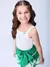CONJUNTO VERDE COM FLORAL PUFF MOMI - Delicata Kids 