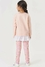 Conjunto de Blusão em Moletom com Pelucia e Tricoline e Calça Legging em Termoskin 79466 Kukiê Infantil Menina na internet