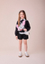 SHORT JEANS PRETO COM STRASS MOMI H5901 - Delicata Kids 