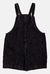 JARDINEIRA JEANS PRETA COM STRASS MOMI H5888 - loja online