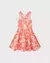 Vestido Menina Floral Costas Transpassada Em Algodão - Carinhoso - Delicata Kids 
