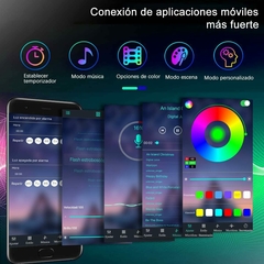 Tiras Led Smart de Bluetooth, Sincronización Musical, Controlada por APP o Control Remoto, Decoración Navideña 50% OFF ¡HASTA AGOTAR! en internet