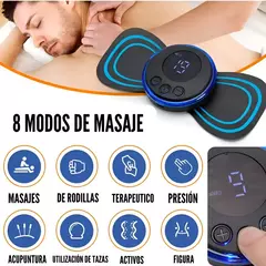 Mini Masajeador De Cuello Espalda Electrodos Recargable - Comprasclub