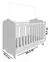 Berço Peroba Clara Americano Branco 3 em 1 Mini Cama Infantil - Capricho Baby