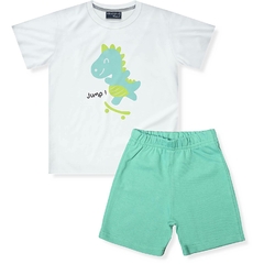 CONJUNTO DINO JUMP BRANCO (385514) - comprar online