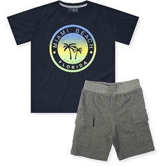 CONJUNTO MIAMI BEACH FLORIDA MARINHO (385544) - comprar online