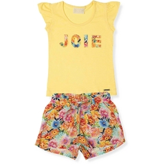 CONJUNTO BORDADO JOIE AMARELO FLORAL (385648) - comprar online