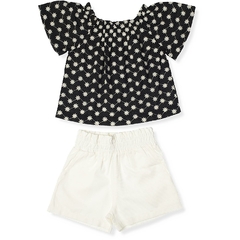 CONJUNTO BATA BORADO PRETA (385701) - comprar online
