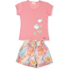 CONJUNTO BORADO FLOR SWEET FLORAL ROSA (385737) - comprar online