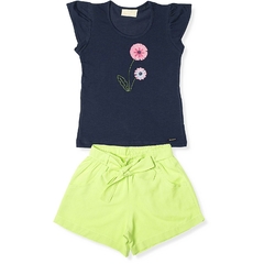 CONJUNTO BRODADO FLOR VERDE (385738) - comprar online