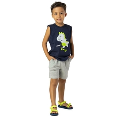 CONJUNTO REGATA DINO JUMP PRETO (385515)