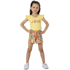 CONJUNTO BORDADO JOIE AMARELO FLORAL (385648)