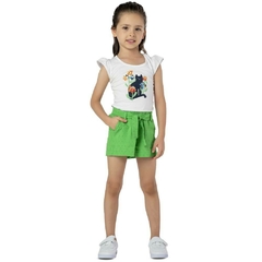 CONJUNTO BRODADO GATINHA VERDE (385684)