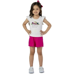 CONJUNTO BORDADO TROPICAL ISLAND PINK (385656)