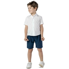 CAMISA SOCIAL MANGA CURTA BRANCA (385676) - comprar online