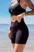 SHORTS COM CÓS TRANSPASSADO PRETO - comprar online