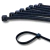 Abraçadeira Nylon Enforca 2,5 x 150mm Kit C/ 100 Cinta Plástica Fixadora Fita Hellerman 15cm Preta - comprar online