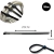Abraçadeira Nylon Enforca 3,6 x 200mm Kit C/ 100 Cinta Plástica Fixadora Fita Hellerman 20cm Preta