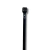 Imagem do Abraçadeira Nylon Enforca 3,6 x 200mm Kit C/ 100 Cinta Plástica Fixadora Fita Hellerman 20cm Preta